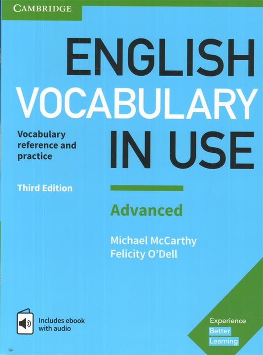 Vocabulaire anglais en usage : livre avancé avec réponses et livre numérique enrichi. 3e édition