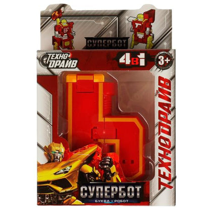 Робот трансф. в букву 4в1,"ь","э","ю","я", в ассорт.кор.10*14,5*4см ТЕХНОДРАЙВ в кор.2*144шт