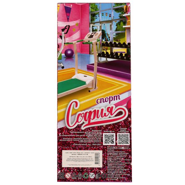 Кукла 29 см София , руки и ноги сгиб, собака, акс, кор КАРАПУЗ в кор.24шт