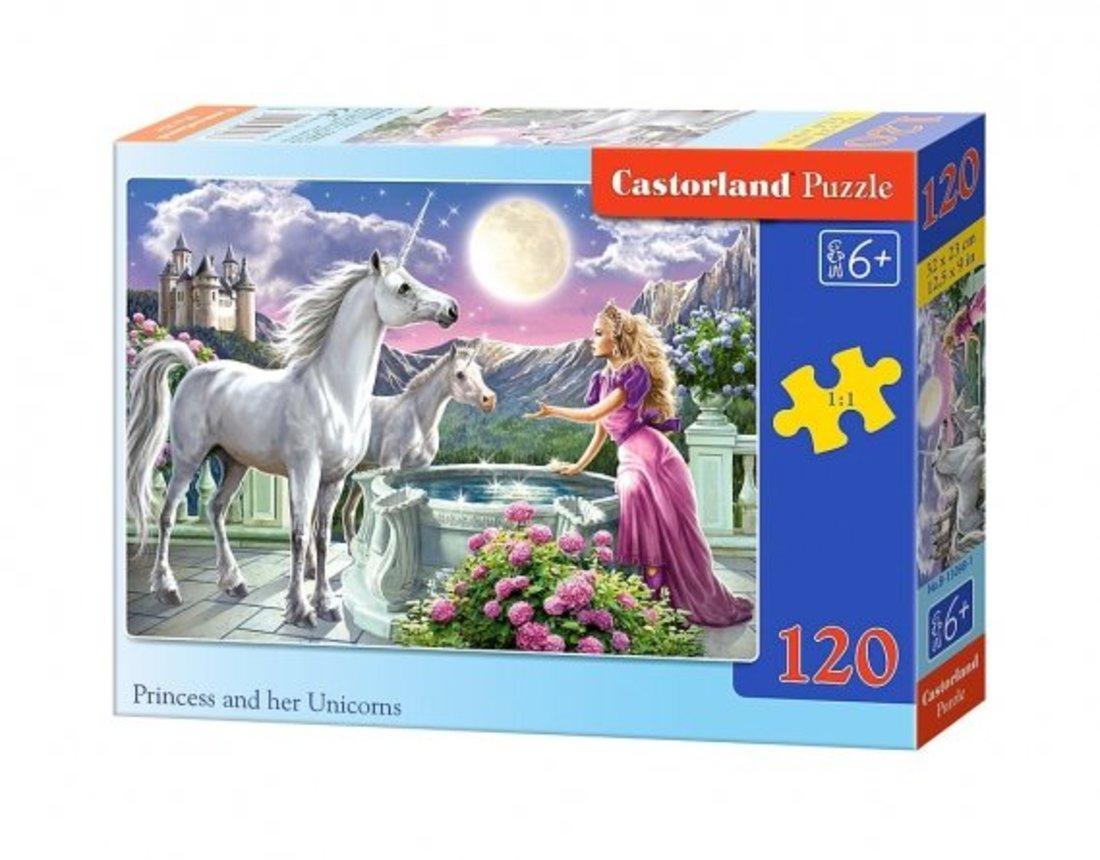 Puzzle-120 MIDI В-13098 Единороги