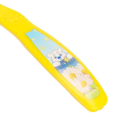 Зубная щетка фигурная для детей умка желтая MASTER DENT в кор.24*12шт
