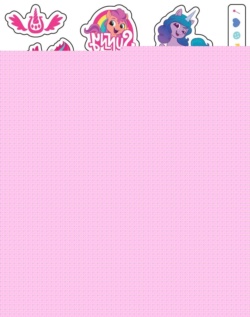 ND Play. Переводные татуировки "My Little Pony" 2 листа, диз. 1 арт.297915