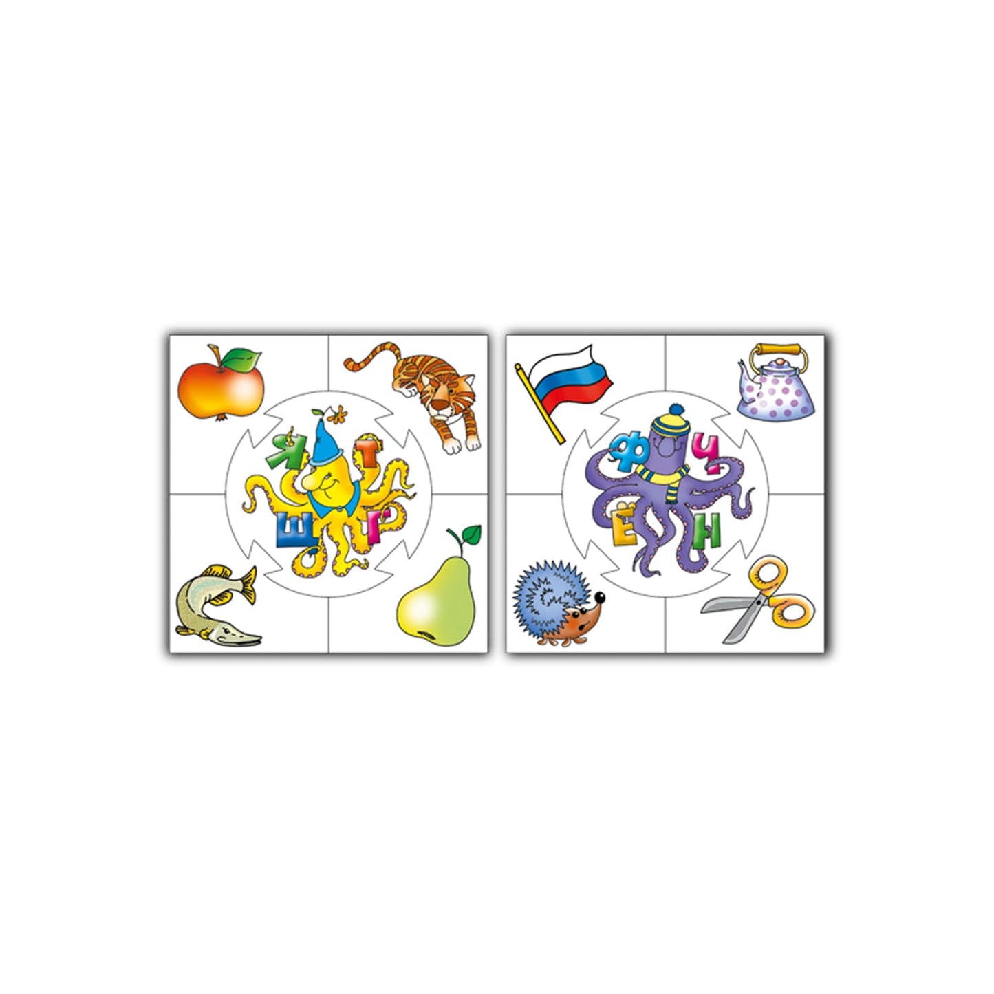 АЛФАВИТ. НАСТОЛЬНАЯ ИГРА СЕРИИ "УЧИСЬ, ИГРАЯ!" (М/Г) 00071 à уп.10шт