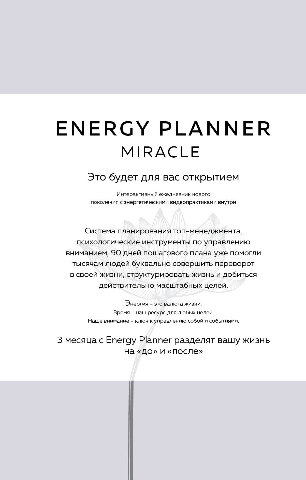 Energy Planner. Miracle. Планер для уверенности и реализации желаний