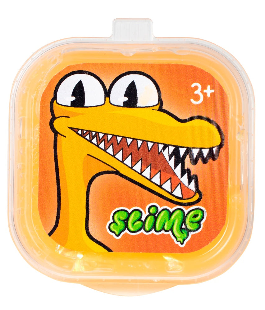 Jeu pour enfants étoiles, trois modèles de monstres "Slime", orange (art.SLM099)