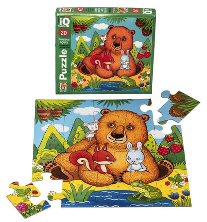 IQ Пазл МАКСИ 20 эл. Добрый мишка 2+