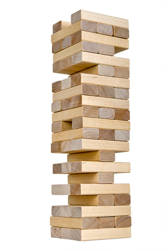 ИГРА ДЛЯ ДЕТЕЙ И ВЗРОСЛЫХ "ПАДАЮЩАЯ БАШНЯ" в кор.15шт