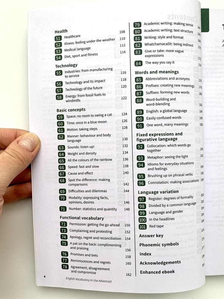 Vocabulaire anglais en usage : livre avancé avec réponses et livre numérique enrichi. 3e édition