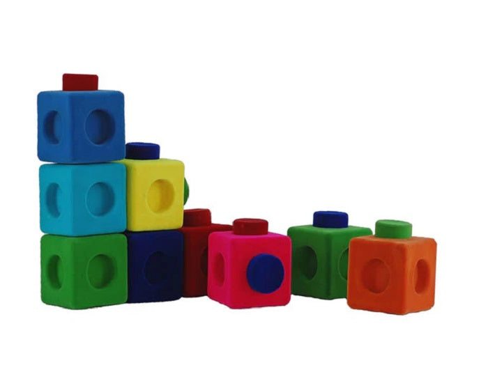 Rubbabu. 20285 Мягкий конструктор "Rubbablox" 9 дет. из каучука