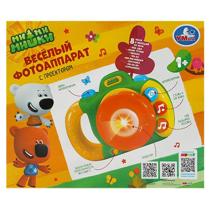 Фотоаппарат Ми-ми-мишки 50 песен,стихов,звуков+ кор. Умка в кор.2*24шт