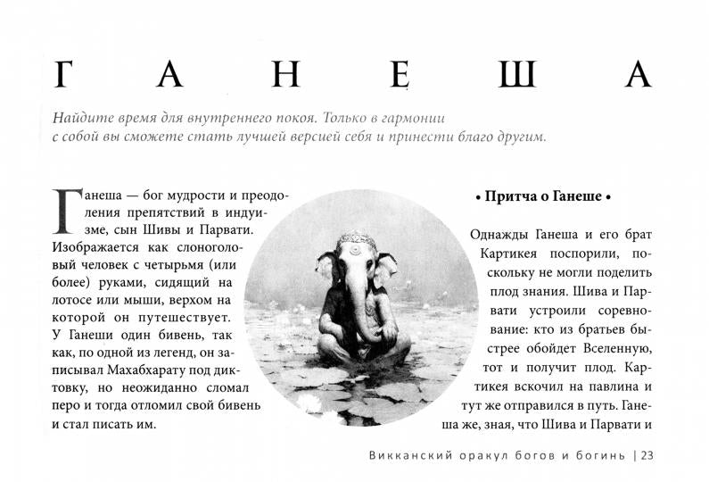 Викканский оракул богов и богинь: советы из сердца солнца и души луны (брошюра) (6095)