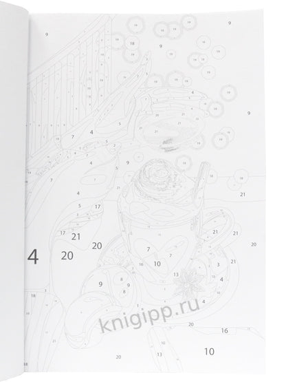 КАРТИНЫ для раскрашивания по номерам. ВАНИЛЬНОЕ НЕБО