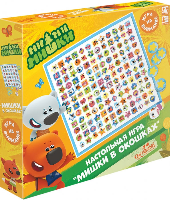 МиМиМишки. Настольная игра "Мишки в окошках",07384