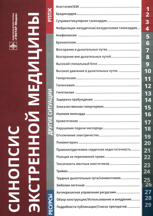 Критические ситуации в ОРИТ : алгоритм действий / под ред. С. Ховарда, Л. Чу, С. Голдхабер-Фиберт, Д. Габы, К. Харрисона ; пер. с англ. под ред. И. В. Молчанова, А. Н. Кузовлева. — Москва : ГЭОТАР-Медиа, 2023. — 60 с. : ил.