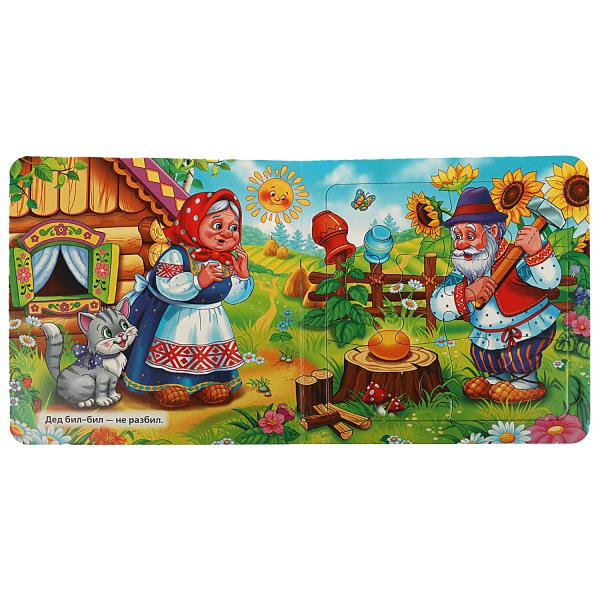 Курочка Ряба. Книга-пазл. 160х160мм. Eh bien. 10 pièces. Умка в кор.28шт