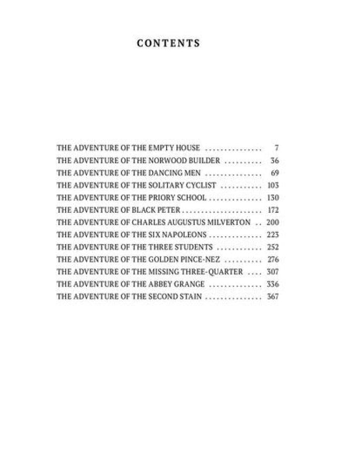 The Return of Sherlock Holmes