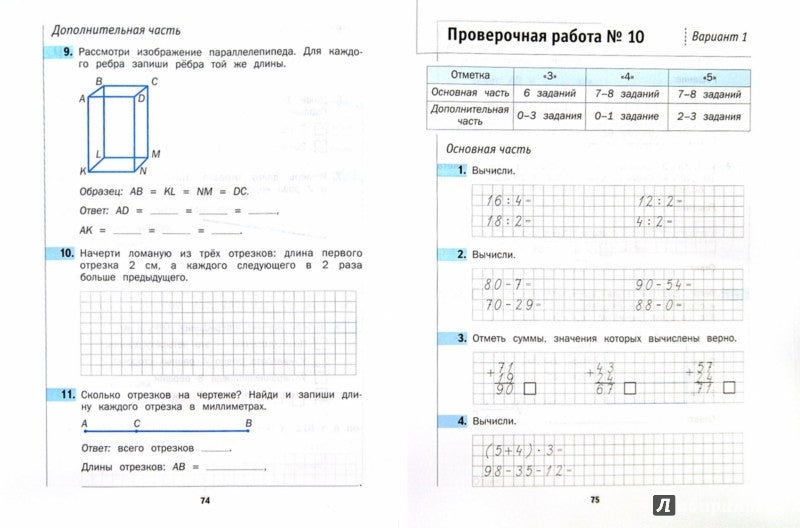 Что умеет второклассник. 2 класс. Тетрадь для проверочных работ.