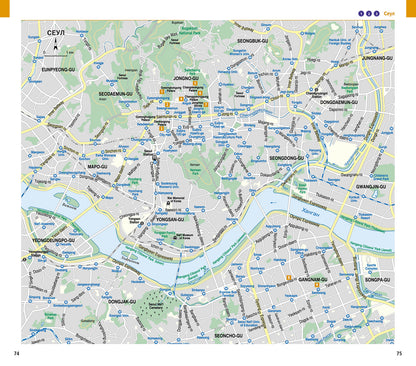 Южная Корея.Путеводитель с мини-разговорником (карта в кармаш.)