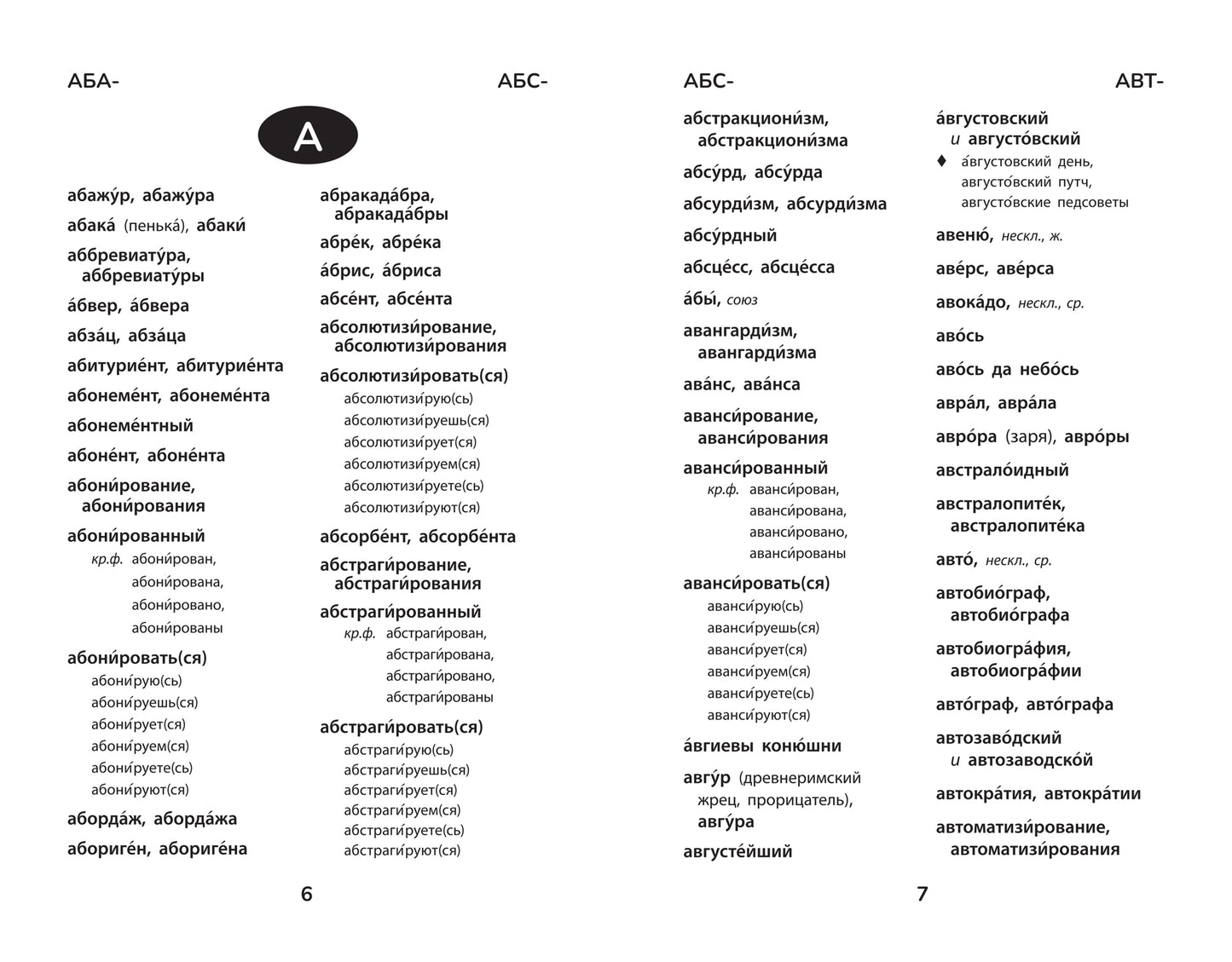 Словарь ударений: 5-11 классы