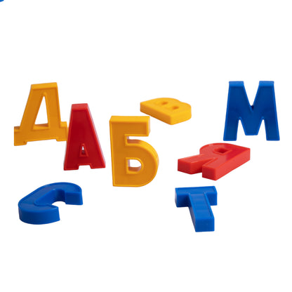 МАГНИТНАЯ АЗБУКА. НАБОР БУКВ РУССКОГО АЛФАВИТА (H=35, 106 ШТ.) dans кор.10шт