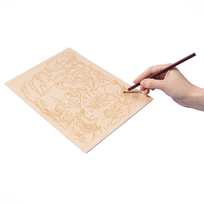 Выжигание. Дощечка для выжигания и росписи 1 шт "Австралия" А4 (конверт)