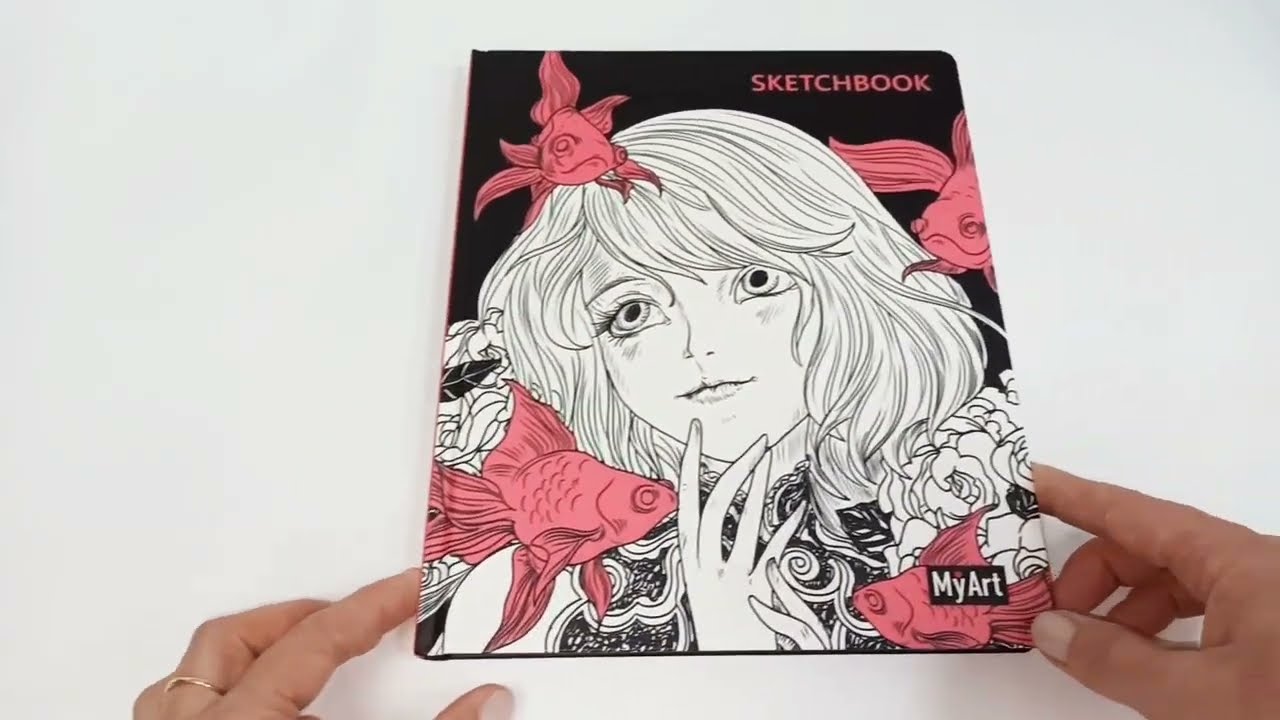 MyArt. АНИМЕ СКЕТЧБУК. ПОД ВОДОЙ