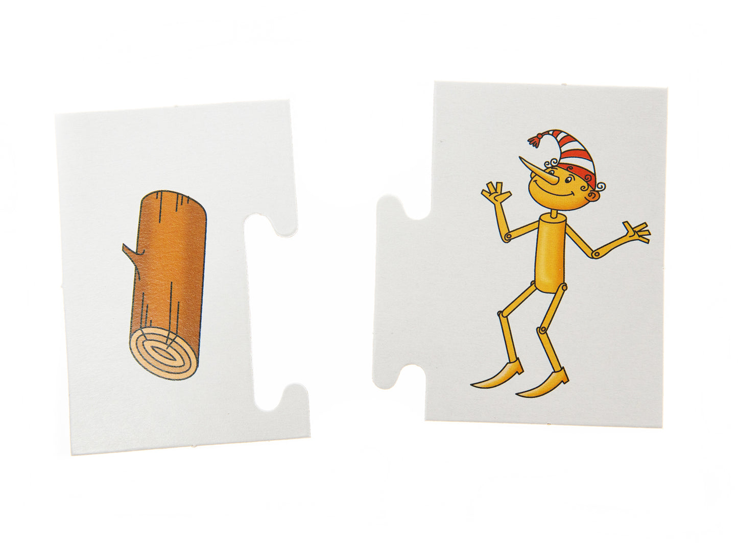 Игра обучающая. Половинки "Что получится?"