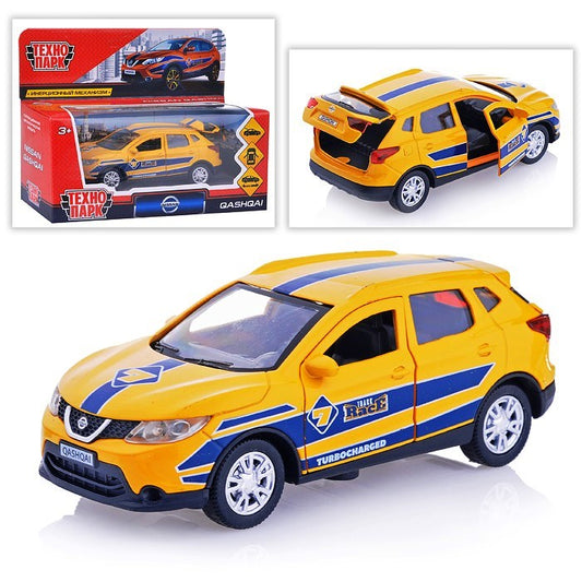 ТМ Технопарк. Machine métallique "NISSAN QASHQAI СПОРТ" 12 cm, ouverte. двери, инерц. dans le cor. dans le cor.2*36шт