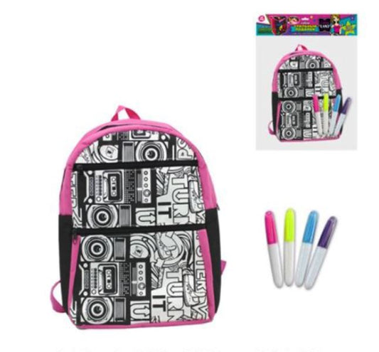 Lapulli Kids. Игровой набор "Стильный подарок" (рюкзак, 4 разноцв. маркера) арт.5751/200565800