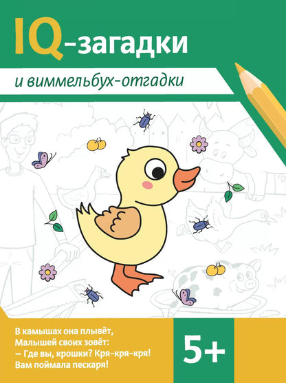 IQ-загадки и виммельбух-отгадки: 5+.