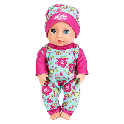 Пупс озвуч 20см, пьет, писает, закр. глазки, 3акс КАРАПУЗ в кор.24шт
