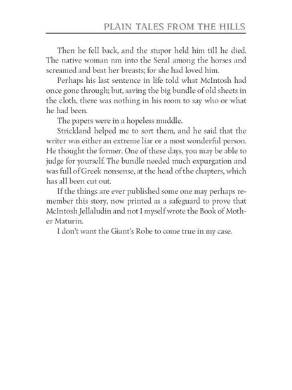 Plain Tales from the Hills = Простые рассказы с гор: кн. на англ.яз