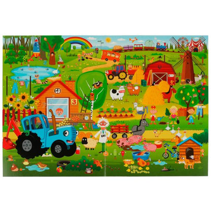 Синий Трактор. Victorine dans les cartes. Умные игры.в кор.10шт