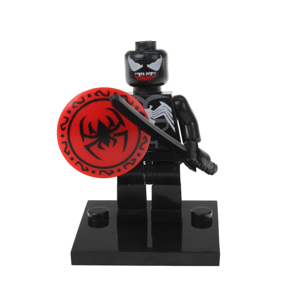 Figurines de construction en cuir + super héros -6 pièces Maîtres d'État en cor.2*96 pièces