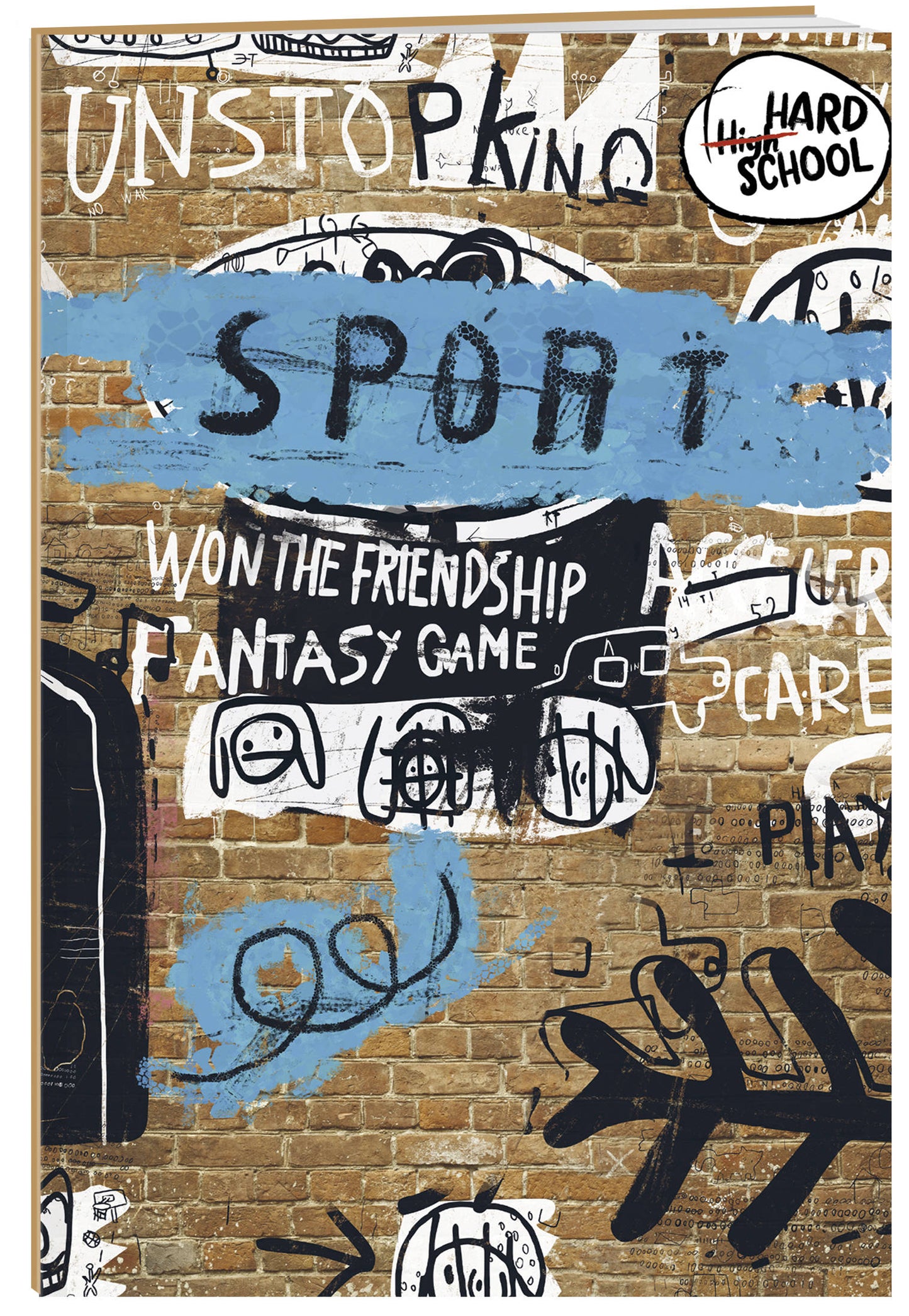 Hard school. Граффити. Кирпич. Тетрадь школьная в мягкой обложке, 48 л.