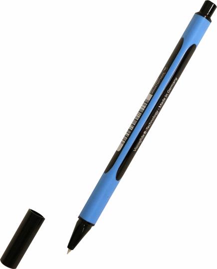 Ручка шар. 0,8 "Slider Edge F" трехгр. черн.152001