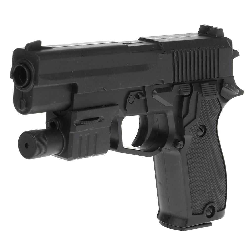 Пистолет (п) с лазер. прицелом, с пульками P220 в пак. в кор.2*120шт