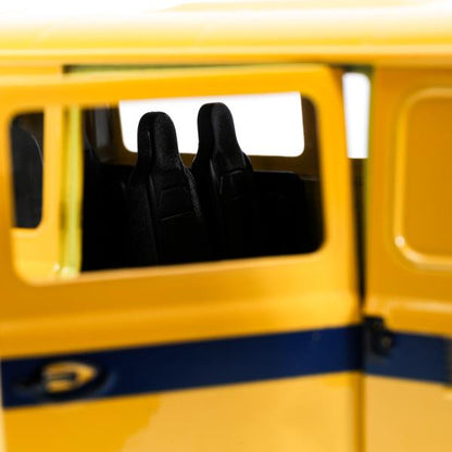 Машина металл свет-звук UAZ УАЗ 452 МИЛИЦИЯ,18,5 см,св-зв,дв,люк,баг,ин,желт Технопарк в кор.2*18шт