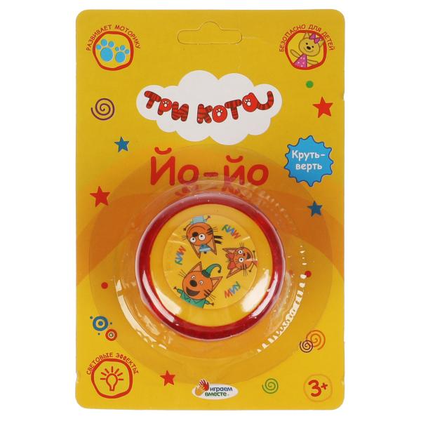 Йо-йо Три Кота свет, блист. 10*15*5см ИГРАЕМ ВМЕСТЕ в кор.2*120шт