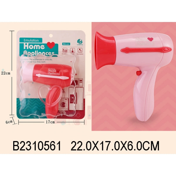 Игрушка фен на бат. на карт. 22х17х6 см. в кор.2*60шт