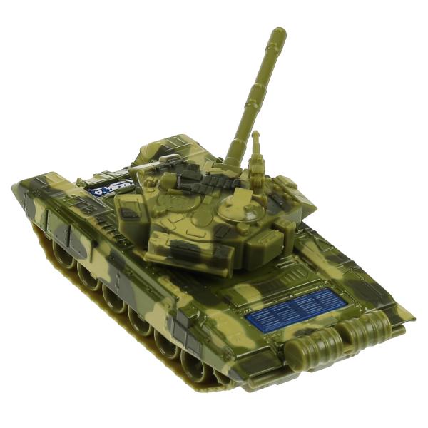 Модель металл свет-звук ТАНК Т-90 12см,,инер,подвиж.д. cor. Parc technologique dans le cor.2*48шт