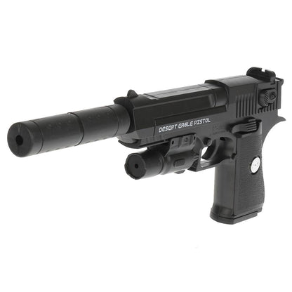 Pistolet avec laser. прицелом, с глушителем в пак. dans le cor.2*54шт