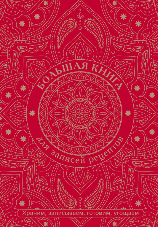 Большая книга для записей рецептов. Храним, записываем, готовим, угощаем