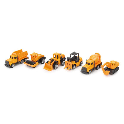 Модель металл СТРОИТЕЛЬНАЯ ТЕХНИКА caterpillar, 7,5см, своб.ход, подв.эл. Технопарк в кор.4*144шт