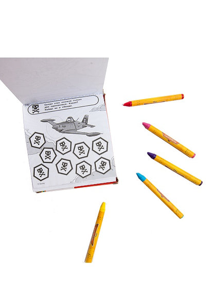 Disney. Samolets. Набор мелков с раскрасками