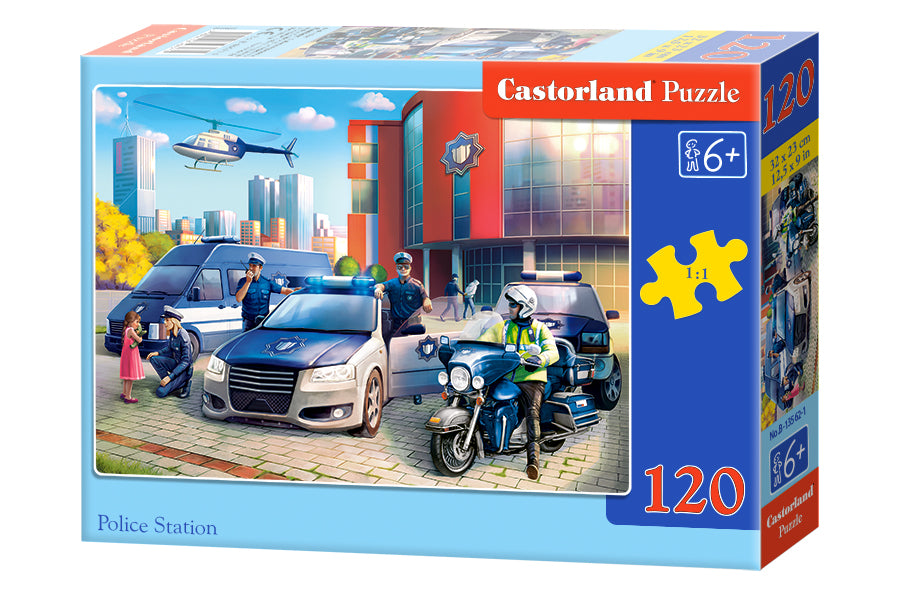 В-13562 Полицейский участок, (120 деталей MIDI) Castor Land