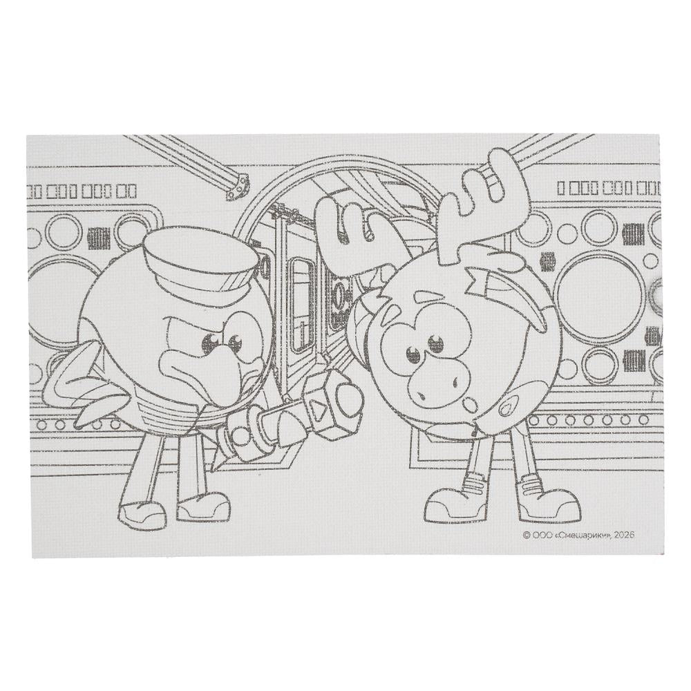 Холст для росписи Смешарики д2 MultiArt