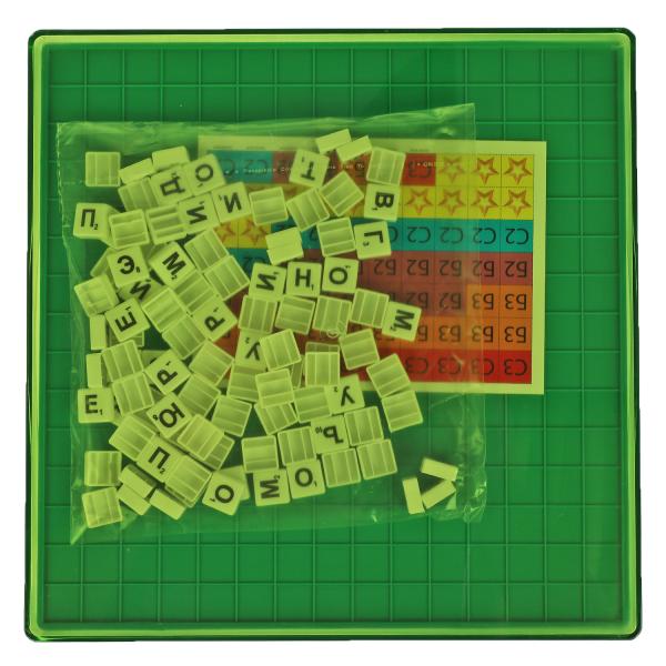 C'est du plastique. Korobka 258х258мм, Liste 240х240мм. Фишки пластиковые.Умные игры в кор.14шт