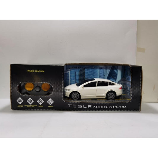 Машина р/у TESLA model x 18 см, черный, кор - в кор.2*24шт