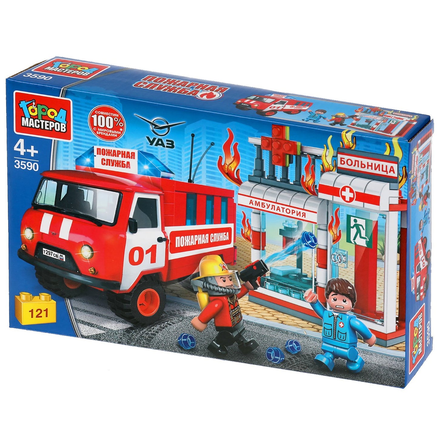 Le constructeur UAZ уаз-452 : il est dans le bol, 121 jours. Grands maîtres en cor.36шт